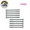 Goten Flanged Hex Bolt M6 X 80mm Sliver For Pit Dirt Bike ATV Quad Engine