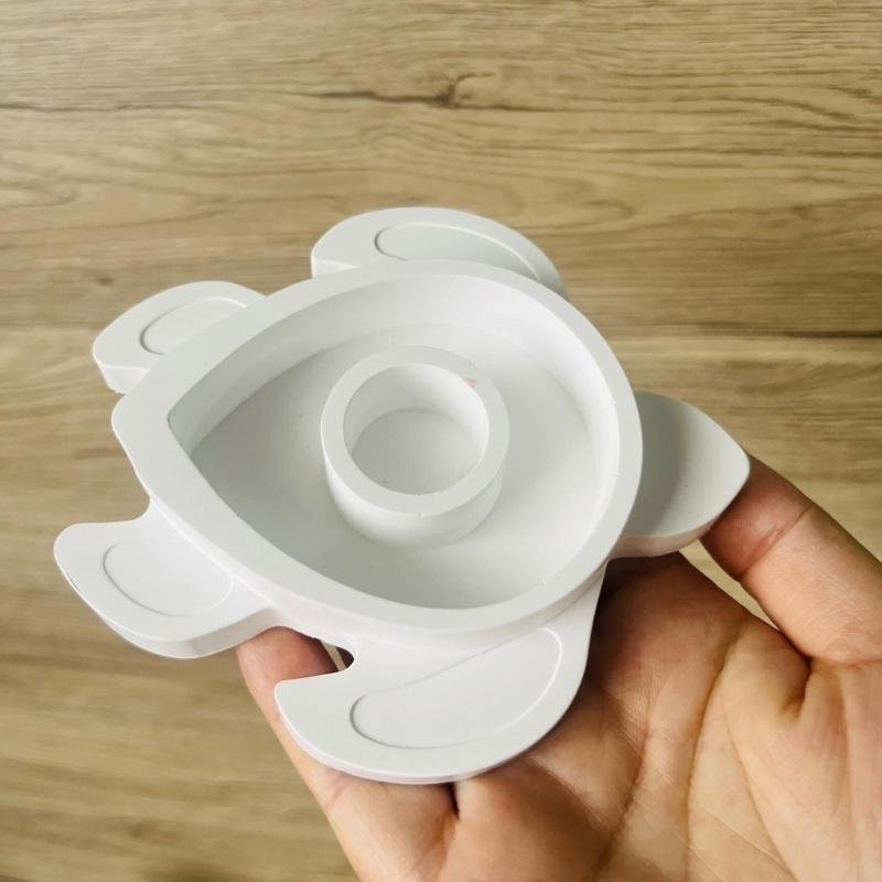 3Pcs Reusable Silicone Candle Making Mould Craft for Home Decoration Shell Fish Turtles Shape Sturdy Materials