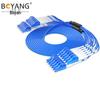 Boyang Armored 12-Core LC-LC Single-Mode Fiber Optic Patch Cord