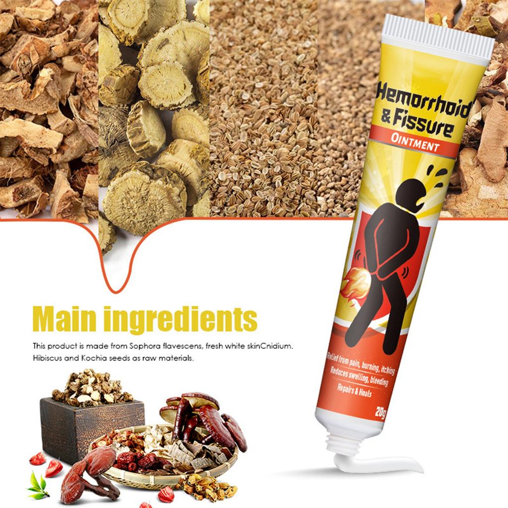 Cream For Men And Women, Cold Compress For Internal And External Use, Tuo Herbal Hemorrhoid Cream