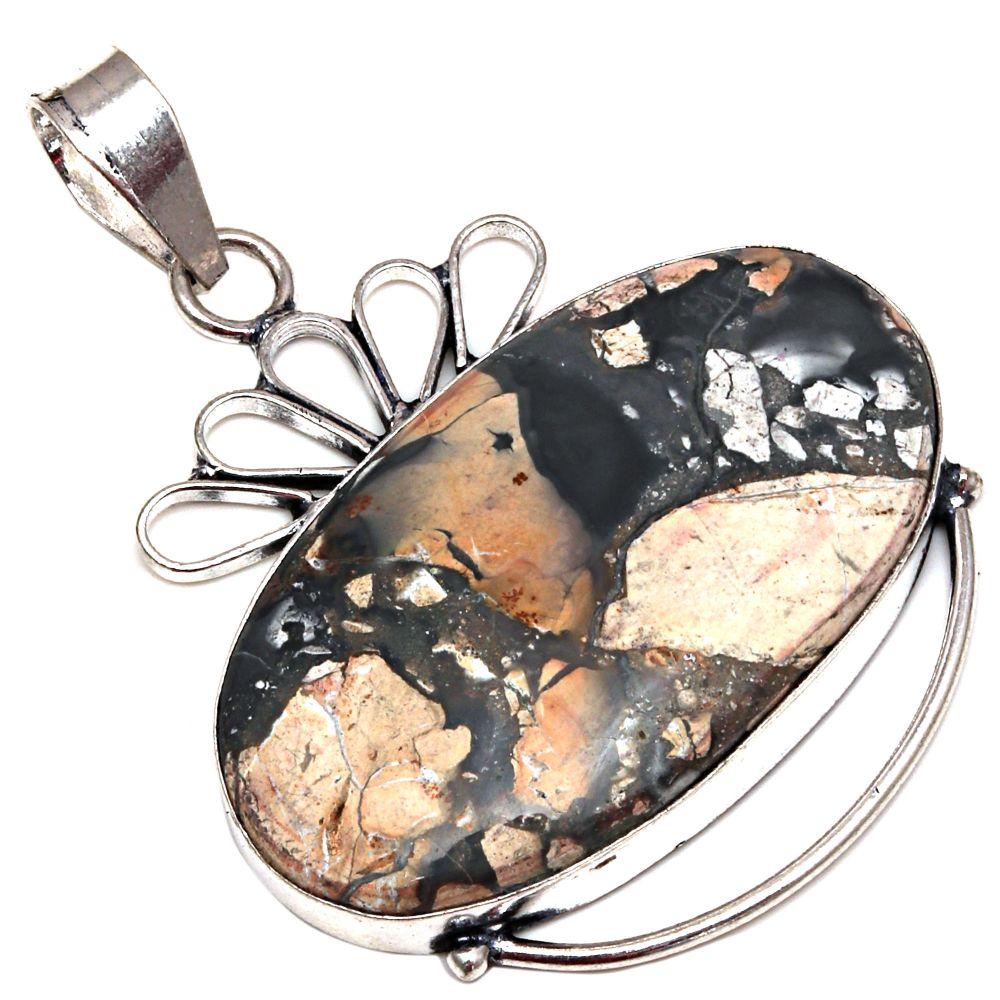 

Подвеска Малинга Джаспер Драгоценный Камень Подарок Для Нее Серебряные Украшения 2