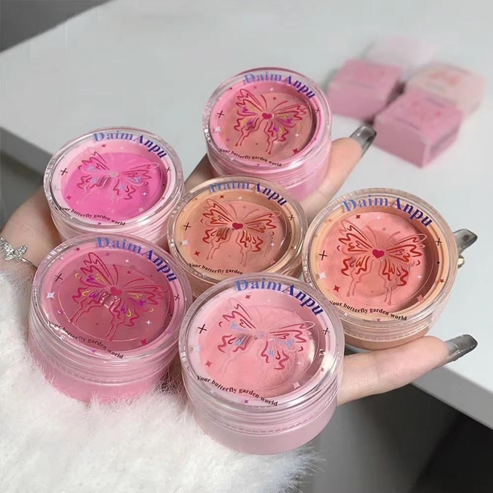 New Air Feeling Cream Blusher Swelling Color Long-Lasting Blush Makeup Matte Girlish Blush Cheek Blush Cream
