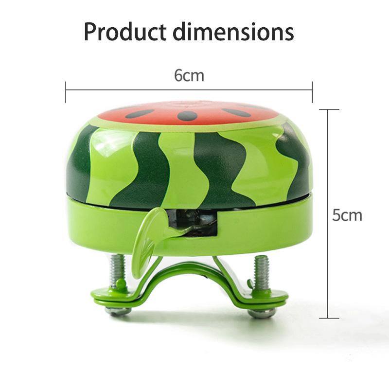 Non-Toxic Kids Bike Bell Cartoon Mountain Bike Scooter Children'S Bikes Bell Watermelon Strawberry Pattern Bikes Equipment