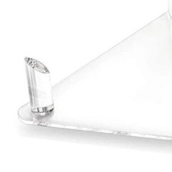 Ball Stand Stable Thickened Hollow Design Fall-resistant Solid Display Acrylic Triangle Soccer Volleyball Holder Ball Sports