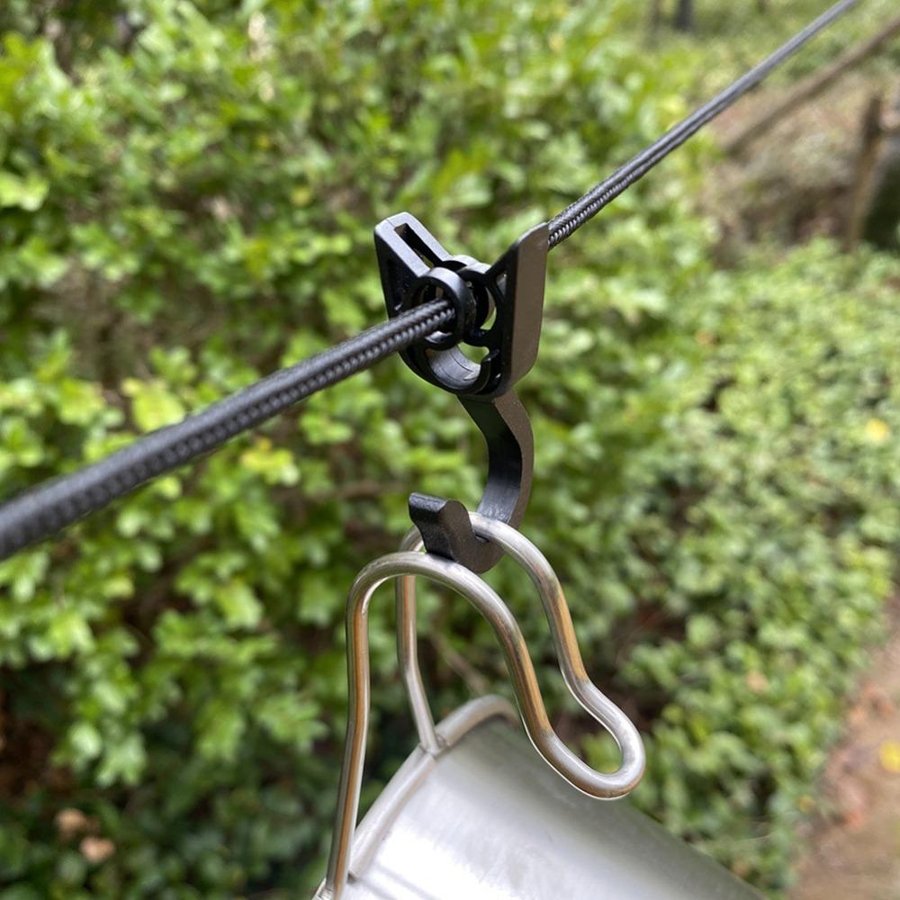 Multi-purpose Camping Clotheslines Hanging Travel Clothespins Windproof Laundry Drying Rope Picnic