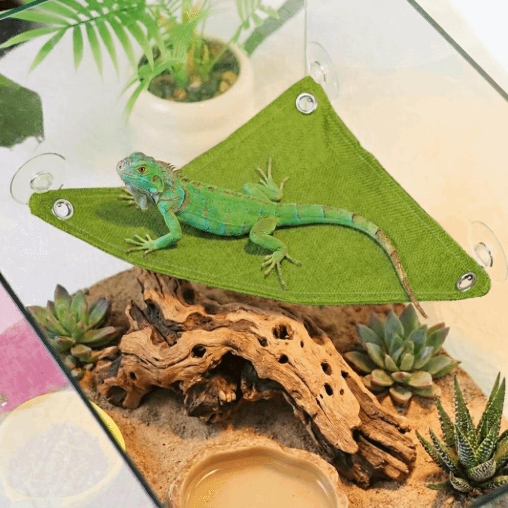 Breathable Reptile Climbing Toys Lightweight Geckos Habitat Reptile Bed Swing  Habitat Decor