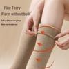 Women's Anti-Pilling Winter Compression Calf Socks - Thick Terry, Slimming, Versatile, Leg-Beautifying Design
