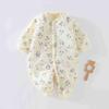 Pure Cotton Gauze Autumn/Winter Jumpsuit for Toddlers - Universal Newborn Warm Thin Cotton, Thickened Crawling Clothes
