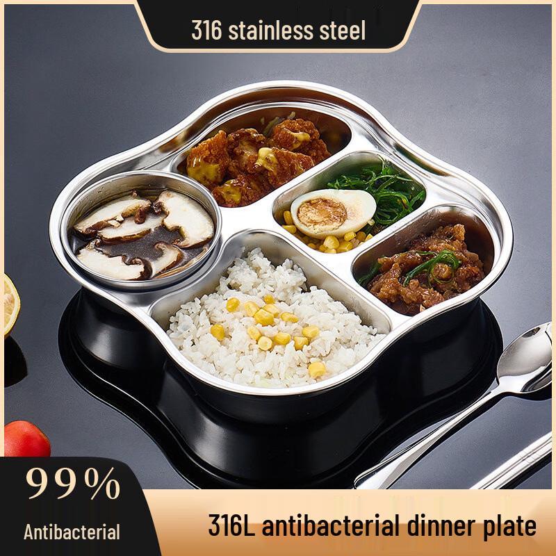 Shengxinhui 316 Stainless Steel Kids Divided Plate