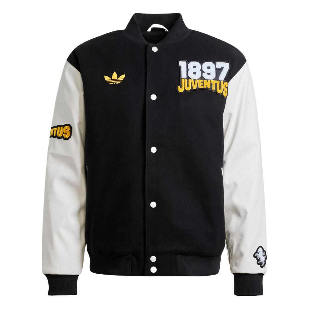 Adidas Vrct Juve Jacket Unitefit Comfortable Soft Versatile Long Sleeve Cotton Coat Women Jackets Black JF0451