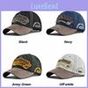 Casual Cowboy Baseball Hat With Embroidered Letters And Curved Brim In Various Colors