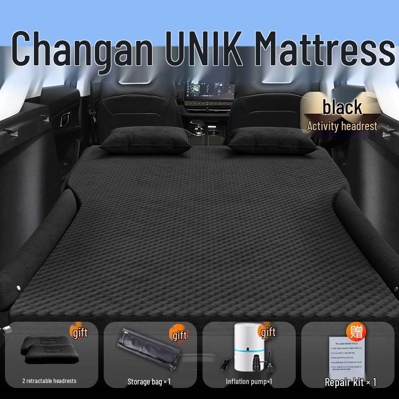 Changanunik Car Inflatable Mattress: Rear Seat Sleeping Pad & Trunk Air Cushion