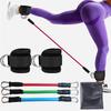 BEPAN TPE Resistance Bands Ankle Straps Fitness Booty Band Squat Glute Workout Yoga Gym Equipment Guard Leg Strength Safety Extensions