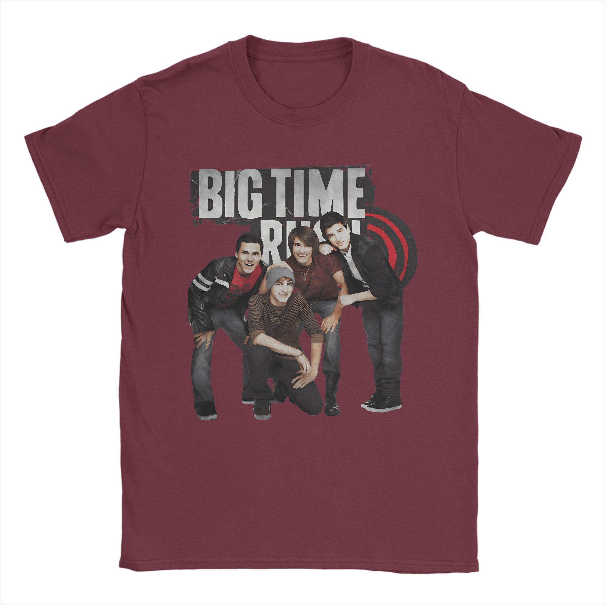 

Чоловічі футболки Big Time Rush Гурт Новинка 100% Бавовна Футболка З Коротким Рукавом Футболка З Круглим Вирізом Топи Літні L