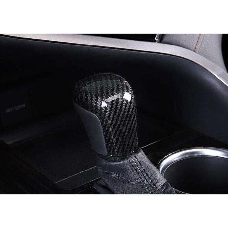For Toyota Camry 2018- Carbon Fiber Inner Gear Shift Knob Shifter Lever Trim