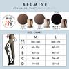Belmise Official Heat Plus Compression Tights for Weight Loss Leggings, Women's Fleece-Lined (JP, Alphabet, L, 3, Black)