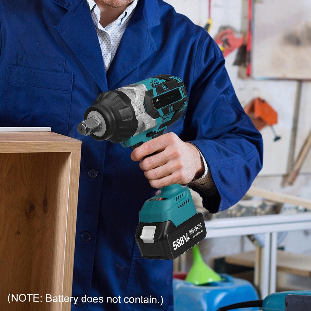 2100N.M 0-3000 IPM 3/4 Inches High Torque Brushless Electric Impact Wrench Cordless Wrench Car Truck Repair Power Tool For 18V Battery