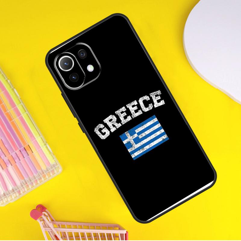 Greece Greek Flag Cover For Xiaomi 13 14 Ultra 11T 12T 13T 14T Pro POCO X7 Pro X3 X5 F3 F5 F6 M6 X6 Pro Case