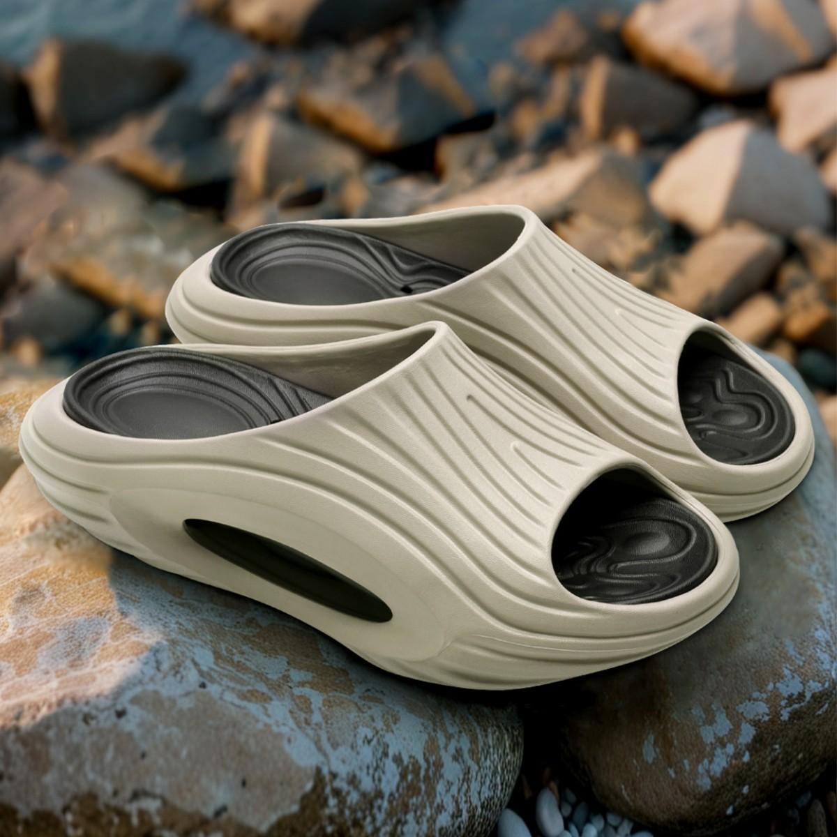 

Sports slippers men s new summer wear thick bottom non-slip eva outdoor trend sandals men s 44-45 [Standard code]