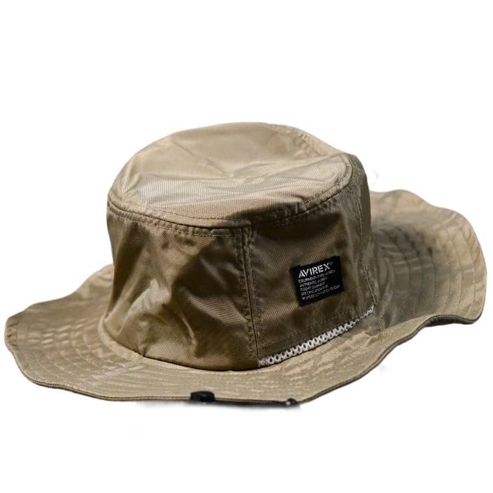 AVIREX Safari Outdoor 7987988 Size Beige Men's Adventure/Mountain Hat, 17158300, Water-Repellent, Cap, (JP, Chart, 57.0 cm, 59.0 cm, (Regular Size))
