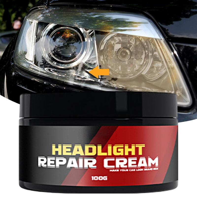Headlight Cleaner Headlamp Renewal Cream Headlight Restoration Polish Remover Repair Protectant For Car Automotive Oxidation