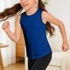 Women’s Sleeveless Racerback Pleated Back Tank Top Lightweight Loose Fit Casual Athletic Shirt for Everyday Wear