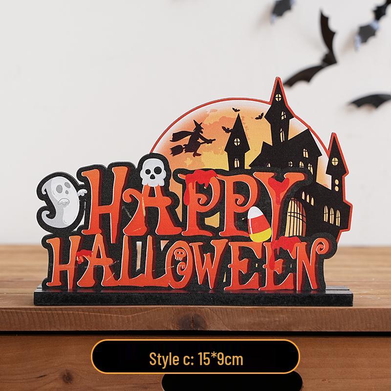 Halloween Cartoon Pumpkin Desktop Ornaments: Creative Decorations for Festive Scenes and Photo Props