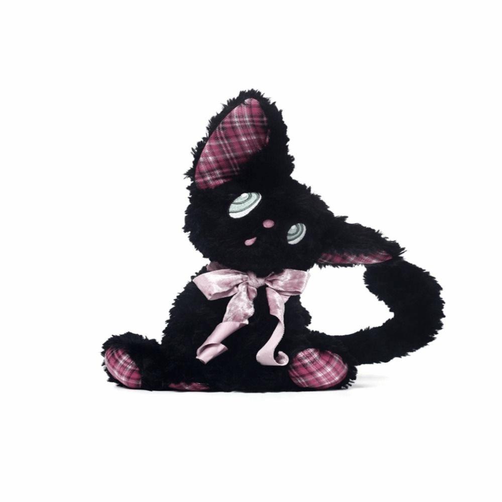 Black Cat Cat Doll Cute Design Plush Doll Kitten Model Plush Toy  Kids Gift