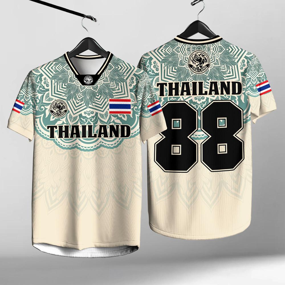 Uomo e Donna Elefante Thailandia Stampa 3D Girocollo Manica Corta Estiva T-shirt Street Uomo Alta Qualità Oversize Traspirante