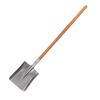 Outdoor Square Steel Shovel with 1.2m Wood Handle