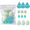 12-Piece Dual-Use Makeup Sponge Set - Wet & Dry Foundation Applicator Cushions