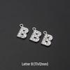 Alloy DIY English Letter & Number Necklace Pendant - Creative Jewelry & Handmade Accessories.