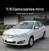 Hyundai Elantra Rearview Mirror Assembly for 2011-2016 Models with Anti-Glare, Automatic Folding, and Reversing Features.