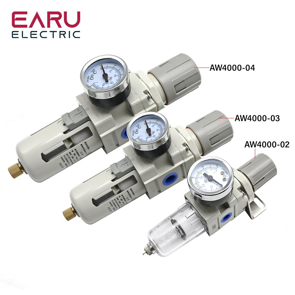 AW2000-02 AW3000-03 AW4000-04 Compressor Air Filter Controller Oil Seperator Filters Pneumatic Air Pressure Regulator