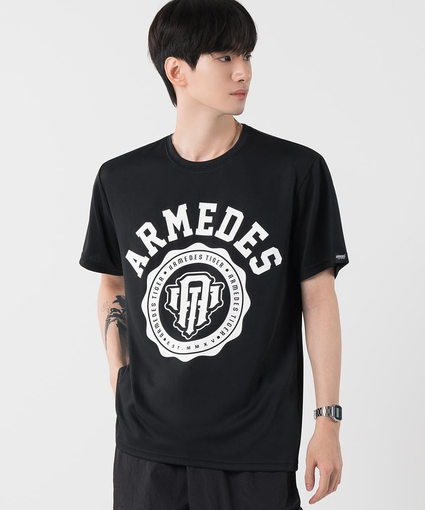 ARMEDES [2Pack] Art Graphic Functional Short Sleeve T-Shirt (819)