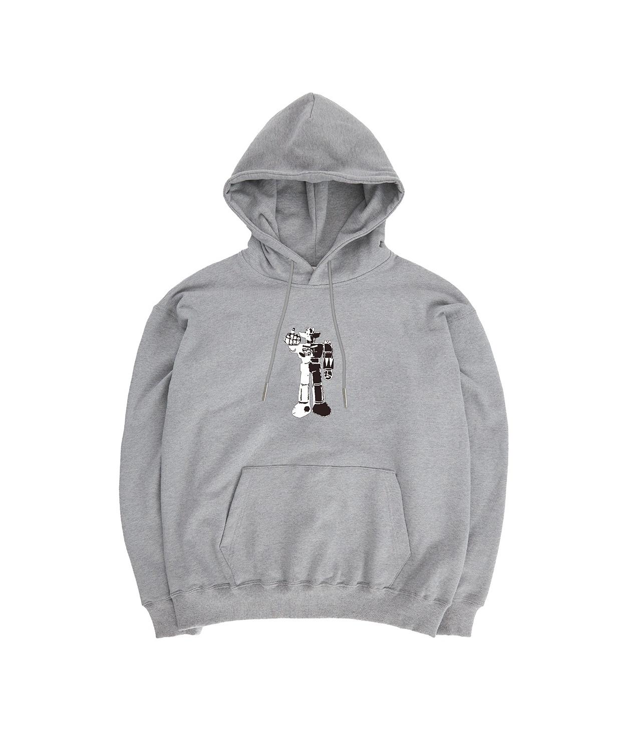 1011 Gallery Gallery Machine Hoodie - Gray Grey/M