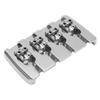 4 String Metal Guitar Bridge Electric Bass Bridge Replacement Stringed Instrument Accessories