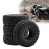 Set of 4 Remote Control Wheel Tires for Crawlers Car Model Rubber Wheel Tires for Remote Control Accessories