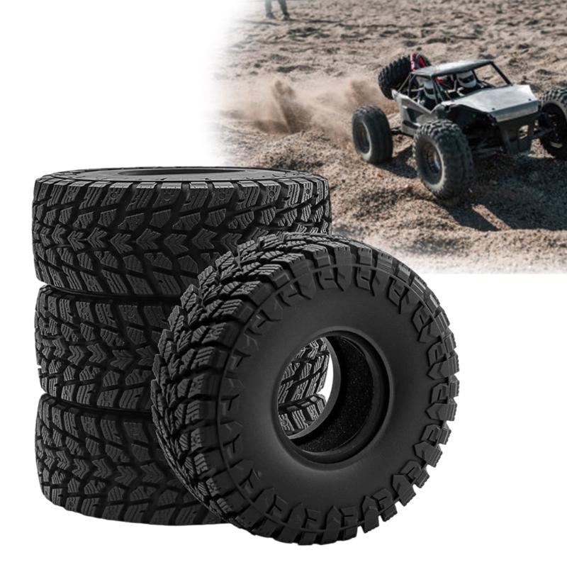 Set of 4 Remote Control Wheel Tires for Crawlers Car Model Rubber Wheel Tires for Remote Control Accessories
