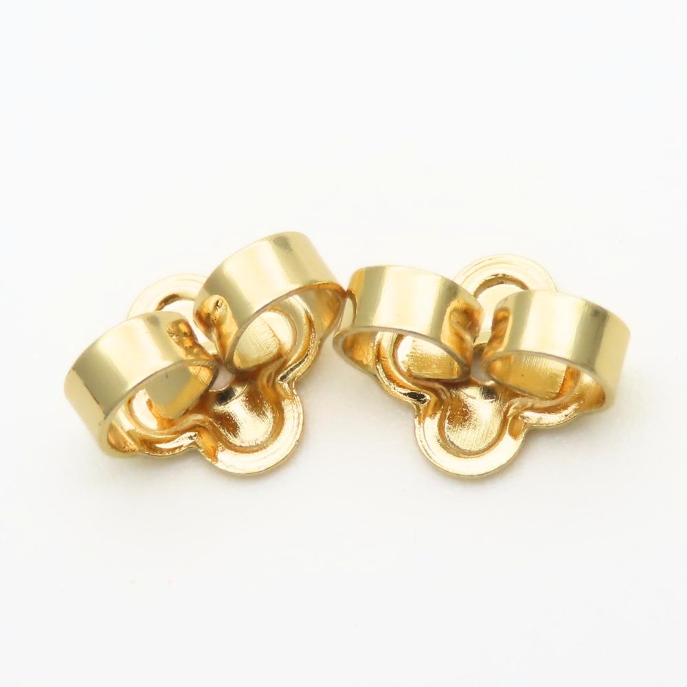 Used LOUIS VUITTON Pierce LV Iconic Strass M00609 metal/Rhinestone 3.2g Gold Accessories