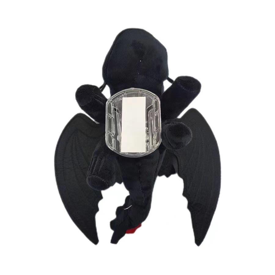 Toothless Dragon Plush Toy - Car Roof Decoration & Motorcycle Helmet Pendant