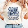 Vintage Floral Christian Shirt, Comfort Colors Faith Tee, Bible Verse Graphic T-Shirt, Religious Inspirational Floral Jesus Shirt Women