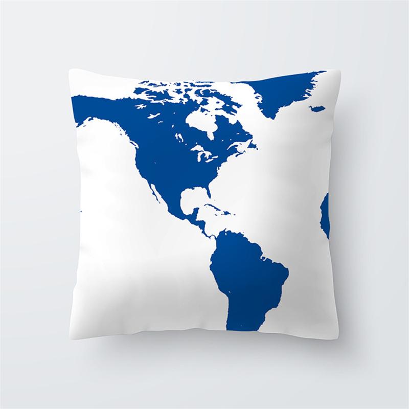 

Чехол для подушки с рисунком морской жизни и лодки, декоративная наволочка для дома, гостиной, дивана, спальни 40X40CM