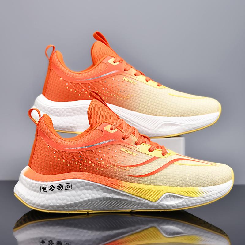 Herresko Joggesko Herre tenis Luksussko Herre casual Trainer Race Pustende mote loafers løpesko for menn