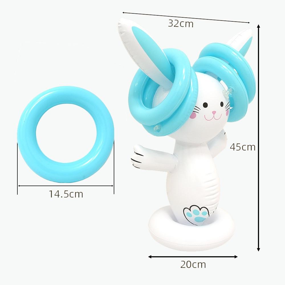 Easter Bunny Toss Games Kit Toss Games Inflatable Rabbit New Inflatable Toss Toy  Kids