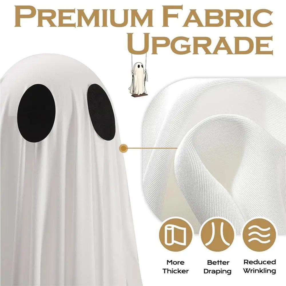 Adjustable Height Spooky Ghosts Swing 5.9FT Large Hanging Swing Ghost Decor  Halloween Supplies