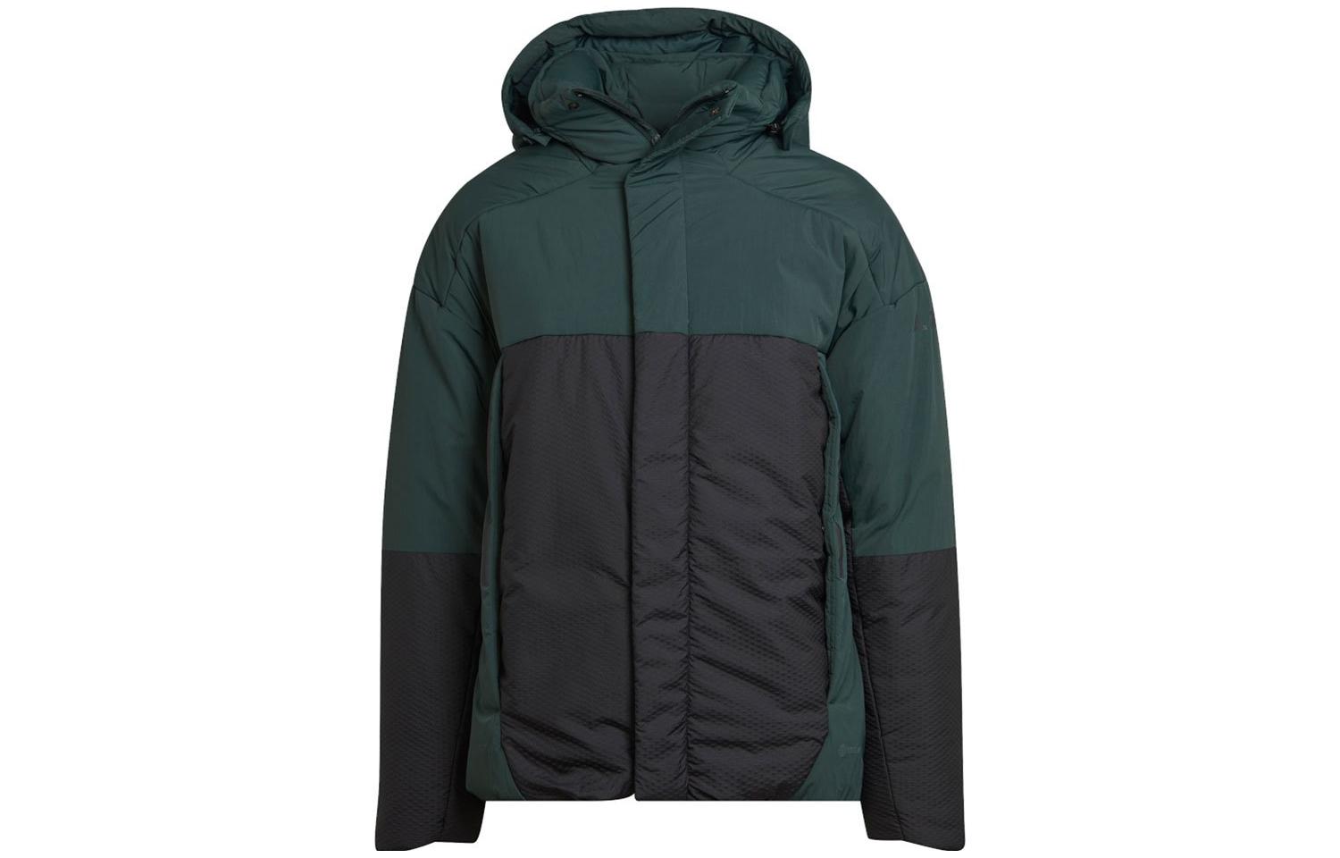Куртки Adidas Мужские Зеленые С капюшоном Умеренные Другие HG6031 L