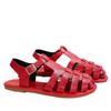 Baotou sandals women's 2025 summer new flat bottom hollow fashion European and American large size beach sandals women