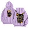 Unisex Lightweight Long Sleeve Pullover Hoodie with Pocket and Print for Casual Wear