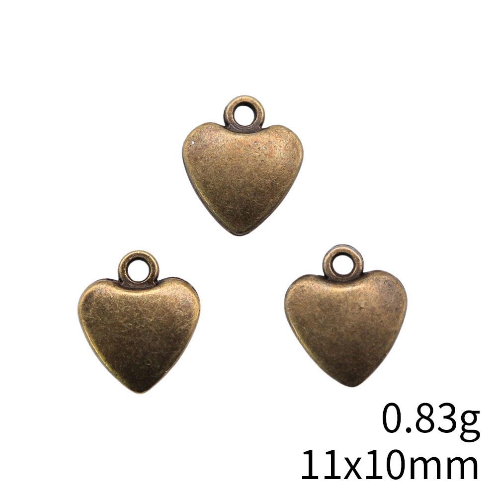 Back To School Charms Bulk Peach Heart Love Charms Pendant Women's Clothing Pendant